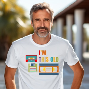 Tricou personalizat pentru barbati I'm this old