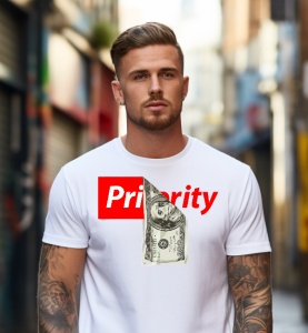 Tricou personalizat pentru barbati Priority Money