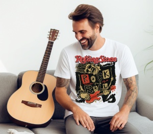 Tricou personalizat pentru barbati trupa Rock Rolling Stone