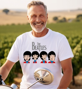 Tricou personalizat pentru barbati Trupa Rock The Beatles