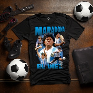 Tricou personalizat pentru copii cu Maradona
