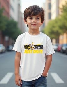 Tricou personalizat pentru copii din bumbac 100% - Homer Simpson - Just Do It - Img 2