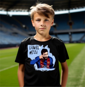 Tricou personalizat pentru copii Lionel Messi Avatar