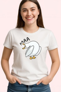Tricou Pescarus Amuzant Desen Simplu Gri, din bumbac 100% , tricou alb pentru Copii | Dama | Barbat - Img 3