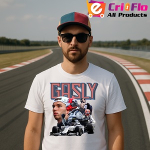 Tricou Pierre Gasly Masina Si Portret Costum Alfatouri Formula 1, Copii | Dama | Barbat - Img 5