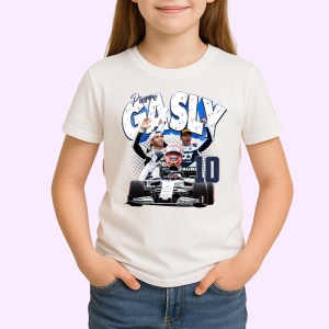 Tricou Pierre Gasly Podium Masina Si Echipa Alfatouri Formula 1, Copii | Dama | Barbat - Img 3