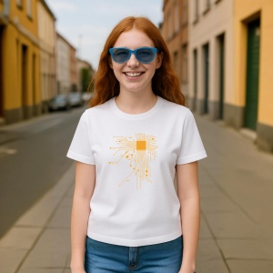 Tricou Pocesor integrat Automat - Copii | Dama | Barbat - Img 3