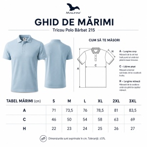 Tricou Polo Bărbat din Bumbac 100%, tip Tommy Casual, Regular Fit, Mărimi S - 3XL, 12 Culori - Img 3