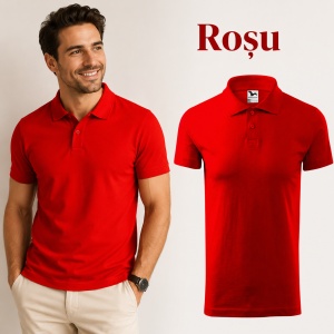 Tricou Polo Bărbat Malfini Single J. 202, 100% Bumbac, 180 g/m², Guler Polo 1:1, Finisaj cu Silicon, 22 Culori, Mărimi S–3XL - Img 26