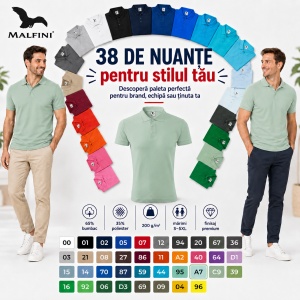 Tricou Polo Bărbați Malfini Pique Polo – , 38 Culori, Mărimi S-5XL, 65% Bumbac - Img 7