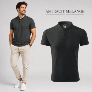 Tricou Polo Bărbați Malfini Pique Polo – , 38 Culori, Mărimi S-5XL, 65% Bumbac - Img 16