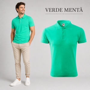 Tricou Polo Bărbați Malfini Pique Polo – , 38 Culori, Mărimi S-5XL, 65% Bumbac - Img 46