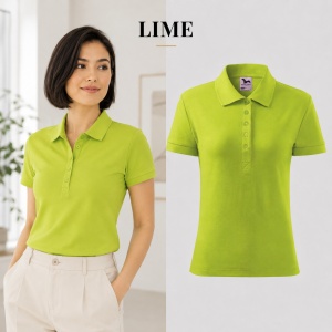 Tricou Polo Damă Malfini 213 Cotton, 100% Bumbac, 170 g/m², Guler Raiat, 5 Nasturi, Croială Cambrată, 17 Culori, XS–2XL - Img 13
