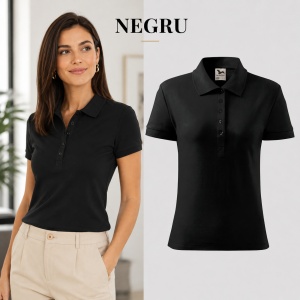Tricou Polo Damă Malfini 213 Cotton, 100% Bumbac, 170 g/m², Guler Raiat, 5 Nasturi, Croială Cambrată, 17 Culori, XS–2XL - Img 23