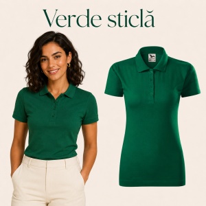 Tricou Polo Damă model simplu tip Tommy - Img 14
