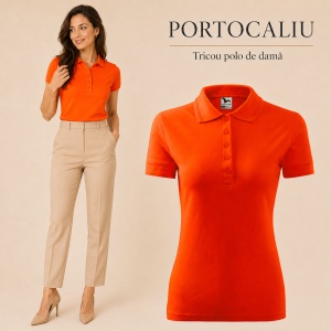 Tricou Polo Damă Pique Polo, Croială Cambrată, 36 Nuanțe, Mărimi XS–3XL - Img 29