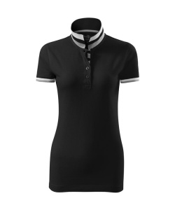 Tricou polo pentru femei de culoare negru