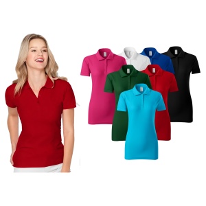 Tricou Polo Damă Simplu model tip Tommy
