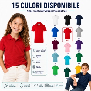 Tricou Polo pentru Fete 222