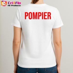 Tricou POMPIERII, Personalizat | Unisex Dama si Barbat - Img 3