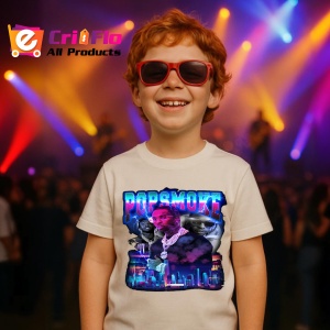Tricou Pop Smoke - City Night, muzica R&B, Dama | Barbat | Copii - Img 12