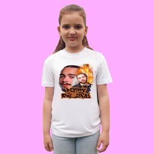 Tricou Post Malone - Flames Style, muzica POP, Dama | Barbat | Copii - Img 3