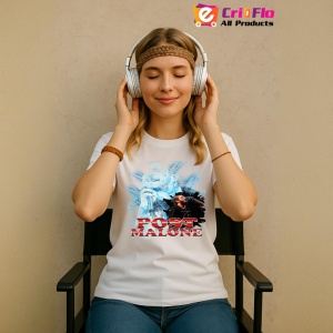 Tricou Post Malone - Ice Theme, muzica RAP, Dama | Barbat | Copii - Img 7
