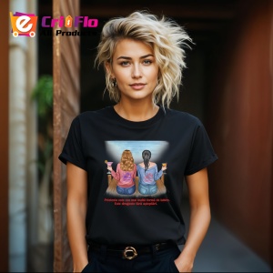 Tricou prietenele prietenia este cea mai buna forma de iubire mesaj emotionant, Copii | Dama | Barbat , tricou negru - Img 5