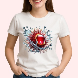 Tricou Rambutan si stropi tropicali, Fructe, Copii | Dama - Img 2