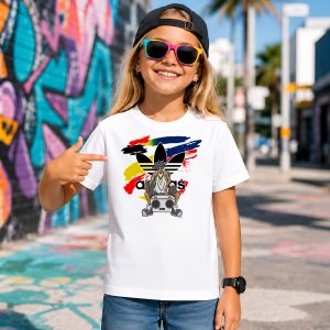 Tricou Rapper Underground Boombox Dark Urban Aesthetic Street Art, din bumbac 100% Copii | Dama | Barbat - Img 4