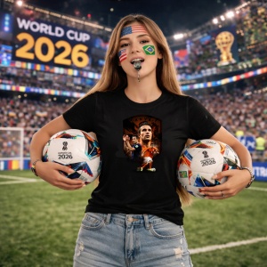 Tricou Robin Van Persie Netherlands World Cup Fifa 2026 V2, din bumbac 100%, tricou negru, Copii | Dama | Barbat - Img 9
