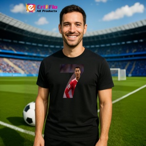 Tricou Ronaldo Cristian 7 number All - Copii | Dama | Barbat - Img 12