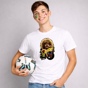 Tricou Ruud Gullit Netherlands World Cup Fifa 2026 V3, din bumbac 100%, tricou alb, Copii | Dama | Barbat - Img 2