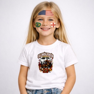 Tricou Salomon Rondon Venezuela World Cup Fifa 2026, din bumbac 100%, tricou alb, Copii | Dama | Barbat - Img 2