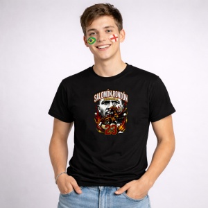 Tricou Salomon Rondon Venezuela World Cup Fifa 2026, din bumbac 100%, tricou negru, Copii | Dama | Barbat - Img 2