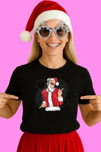 Tricou Santa Party V1, din bumbac 100% Copii | Dama | Barbat - Img 3