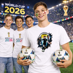 Tricou Scott Mctominay Scotland World Cup Fifa 2026 V7, din bumbac 100%, tricou alb, Copii | Dama | Barbat - Img 7