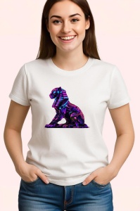 Tricou Sfinx egiptean stil neon pop art Copii | Dama | Barbat - Img 3