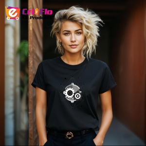 Tricou Simbol Aztec Tribal Design, Copii | Dama | Barbat, culoare negru - Img 12