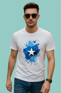 Tricou Somalia Steag Splash Art, Copii | Dama | Barbat