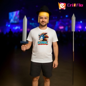 Tricou Sonic - Explozie de Culoare Copii | Dama | Barbat - Img 9
