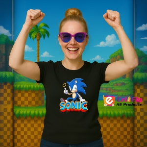 Tricou Sonic - Inelele Destinului Copii | Dama | Barbat - Img 11