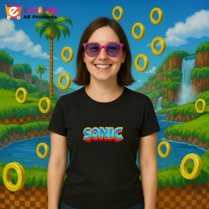Tricou Sonic PNG Bilal Copii | Dama | Barbat - Img 3