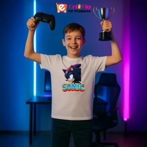 Tricou Sonic Shadow - Privire Tactica Copii | Dama | Barbat