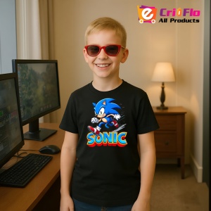 Tricou Sonic - Sprint Vitezomaniac Copii | Dama | Barbat - Img 5