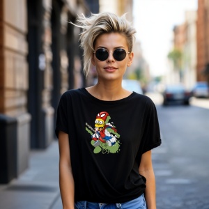 Tricou Spiderbart Tricou Negru - Copii | Dama | Barbat - Img 8