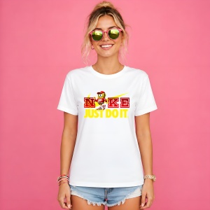 Tricou Spongebob Squarepants Yellow Urban Vibe Logo Rosu, din bumbac 100% Copii | Dama | Barbat