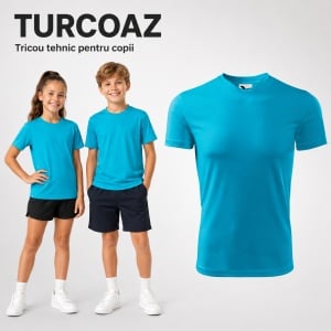 Tricou sport copii Malfini Fantasy 147 – 100% poliester, pentru fete și băieți, ideal pentru activități sportive - Img 22