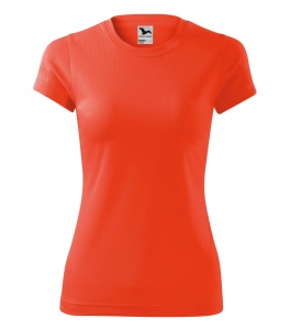 Tricou sport pentru dama de culoare portocaliu neon