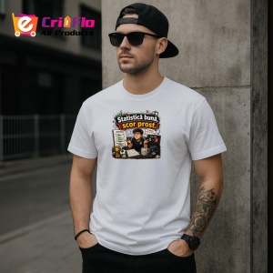 Tricou Statistica Buna Scor Prost Suporter Fotbal V1, din bumbac 100% , tricou alb pentru Copii | Dama | Barbat - Img 9